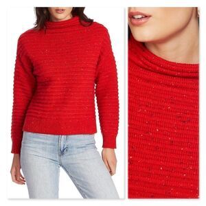 Court & Rowe Speckled Ottoman Turtleneck Sweater